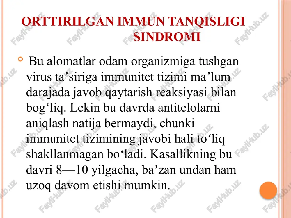 orttirilgan immun tanqisligi sindromi - Page 5