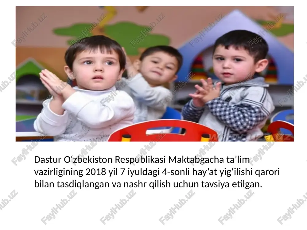 maktabgacha ta’lim tashkilotlarida ilk qadam davlat dasturi - Page 5