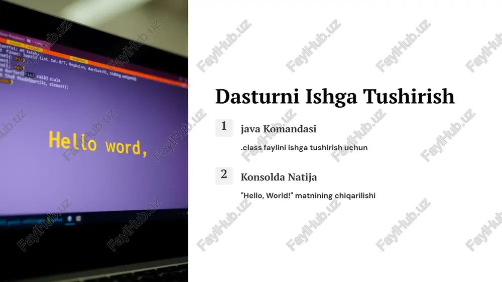 java-da birinchi dasturni yaratish: kirish - Page 5