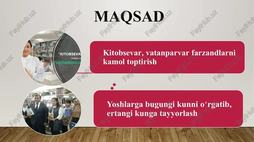 "maktab o'quvchilarining kitobxonlik madaniyatini rivojlantirish" - Page 5