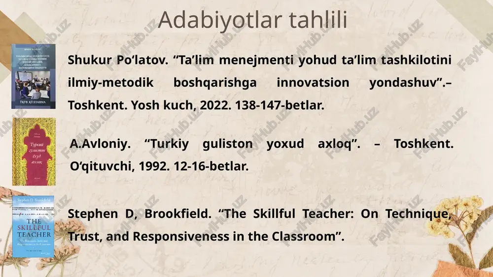 a.avloniynomidagipedagoglarnikasbiyrivojlantirishvayangimetodikalargao‘rgatish - Page 5