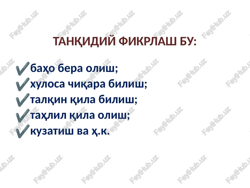 tanqidiy fikrlash - Page 5