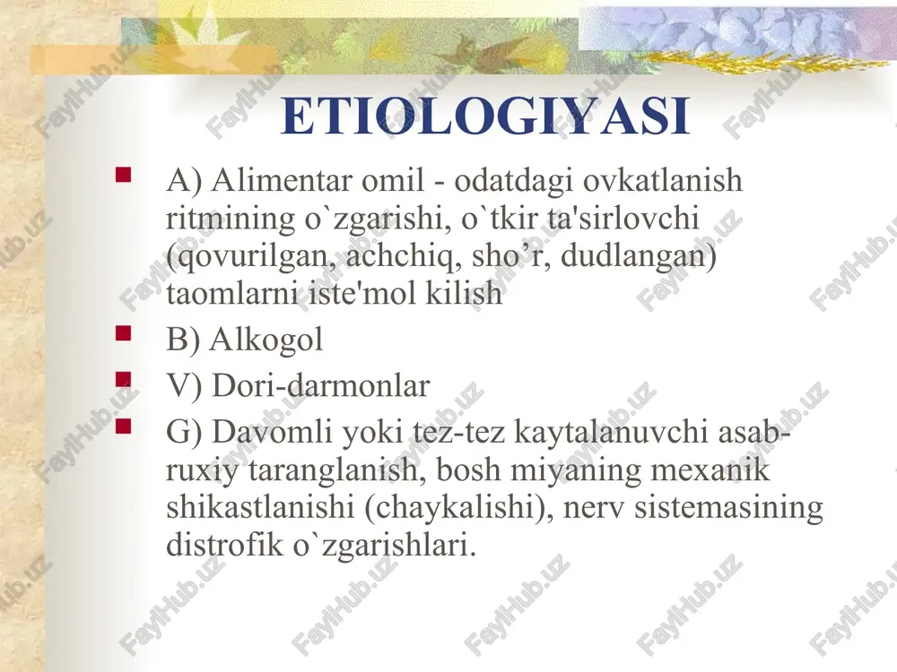 me'da vao'n ikkibarmoqliichak yarakasalligi - Page 5