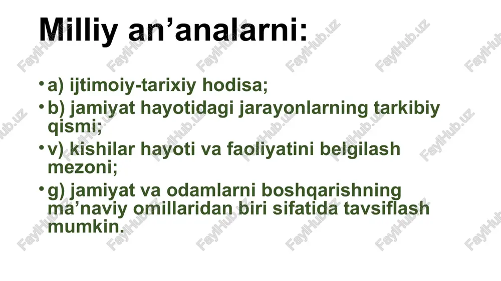 haykali, samarqand va shahrisabzda amir temur haykallari, farg‘ona va quvada al farg‘oniy (1998), xorazmda jaloliddin manguberdi haykallari (1999) yaratildi. haykaltarosh r. mirboshiyev ijodiga mansub «z.m.bobur» (1993, andijon), «abdulla qodiriy» (1994, toshkent), «cho‘lpon (1997, andijon), «ona» (1999, jizzax shahri) kabi bir qator haykal va yodgorliklar yaratildi. 1999-yilda termizda «alpomish» haykali va majmua kompozitsiyasi (a. rahmatullayev va boshqalar) bunyod etildi. buxoro va xiva shaharlaridagi me'morchilik yodgorliklarini ta'mirlash borasida faol ishlar olib borilib, yodgorliklar shu davrda jahon ahamiyatidagi maqomiga ega bo‘ldi. bu shaharlarning 2500 yilligi, toshkentning 2000 yilligi kabi sanalar katta tantana bilan nishonland. ijtimoiy-iqtisodiy muammolarga qaramasdan milliy madaniyatni asrovchi yangi muzeylar barpo etildi. temuriylar davri tarixi muzeyi, olimpiya shon-sharafi muzeyi, o‘zbekiston tarixi muzeyi yangi mazmunda boyitildi. milliy va jahon madaniyati rivojiga ulkan hissa qo‘shgan vatandoshlarmizning xizmatlari haqida yubiley tantanalari o‘tkazish o‘tgan yillarda a. navoiy, z. m. bobur, a. qodiriy, k. behzod, a. farg‘oniy yubileylari nishonlandi. alohida tantanalar bilan xalqaro miqiyosda m. ulug‘bekning …