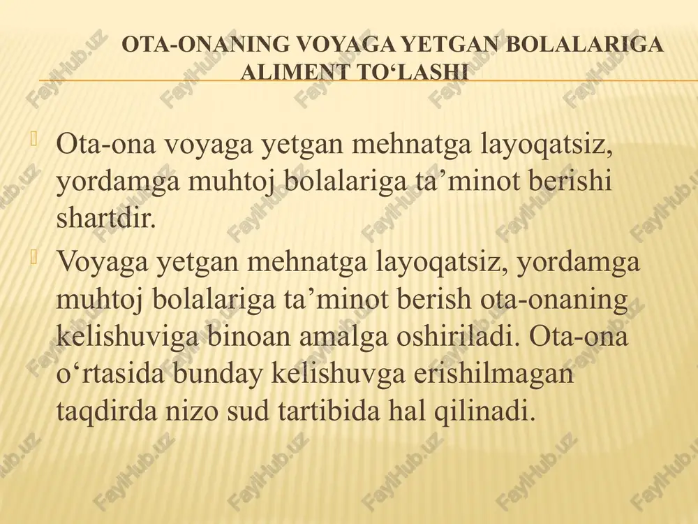 aliment hisoblash va to'lashtirish tartibi - Page 5