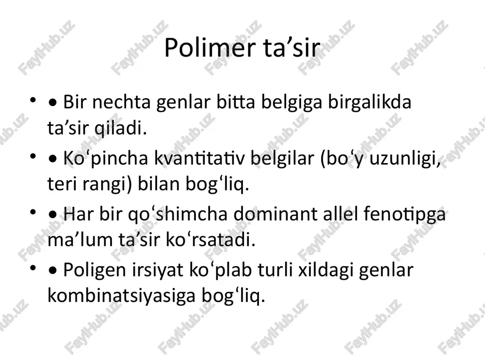 genlarning komplimentar ta’siri - Page 5