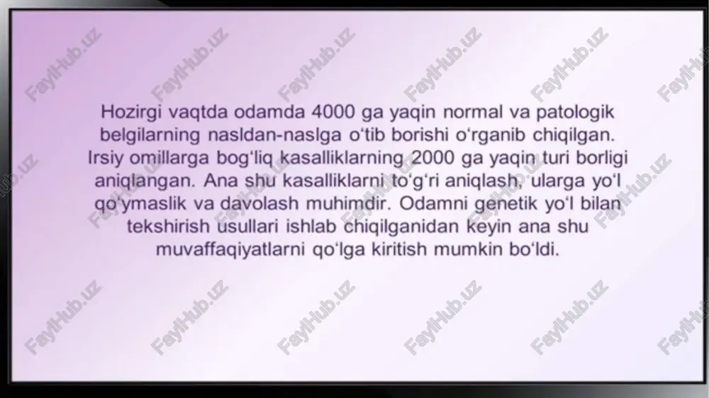 odamlarda genetika va irsiy kasalliklar - Page 5