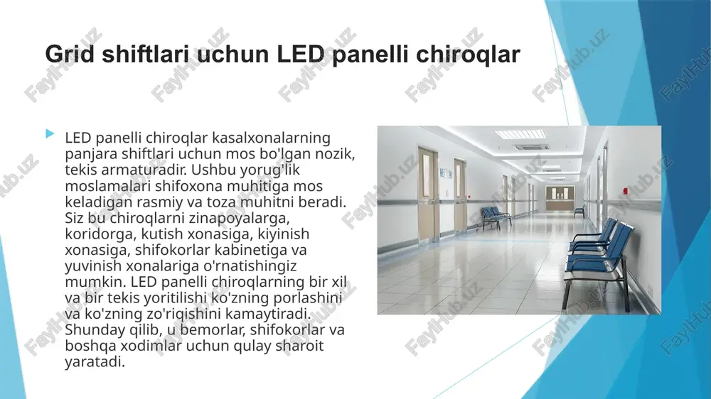 k sovuq yoritish kasalxona hammomi 4000k-5000k sovuq yoritish koridor va zinapoya 3000k-4000k issiq yoritish kasalxona garaji / to'xtash joyi 4000k-5000k sovuq yoritish tg lovibond asboblari qoplamalar, plastmassalar va boshqa tegishli materiallarda o'rtacha yorqinlik darajasini o'lchash uchun juda ko'p qirrali asboblardir. ular uzoq vaqt davomida foydalanish qulayligi uchun ergonomik xususiyatlarga ega. ergonomik, universal spektrofotometrlar lc 100, sv 100 lovibond 10mm/8mm & 5mm/4mm osongina olinadigan diafragma bilan yorug'likning aks ettirish darajasini o'lchash uchun mo'ljallangan.sensorli ekran texnologiyasi foydalanuvchiga o'ziga xos sozlamalarni o'rnatish va o'lchovlarni boshqarish imkonini beruvchi intuitiv belgilar bilan. o'rnatilgan kameraga asoslangan lokator va qora va oq kalibrlash plitalari istalgan vaqtda o'lchov va natijalarning aniqligini ta'minlaydi. tovar turlari: yorqinlik darajasini o'lchash asboblari, spektral kolorimetrlar, yorug'lik aks ettirish darajasini o'lchash asboblari portativ va ish stoli. modellar: tg 268, tg 60, tr 500 yoritish darajasini o‘lchash asboblari l’yuksmetr – yorug‘lik intensivligini o‘lchaydi. qurilma yorug‘lik manbaiga qarab o‘rnatiladi, natijasi lyuksda o‘qiladi har bir zona turli …