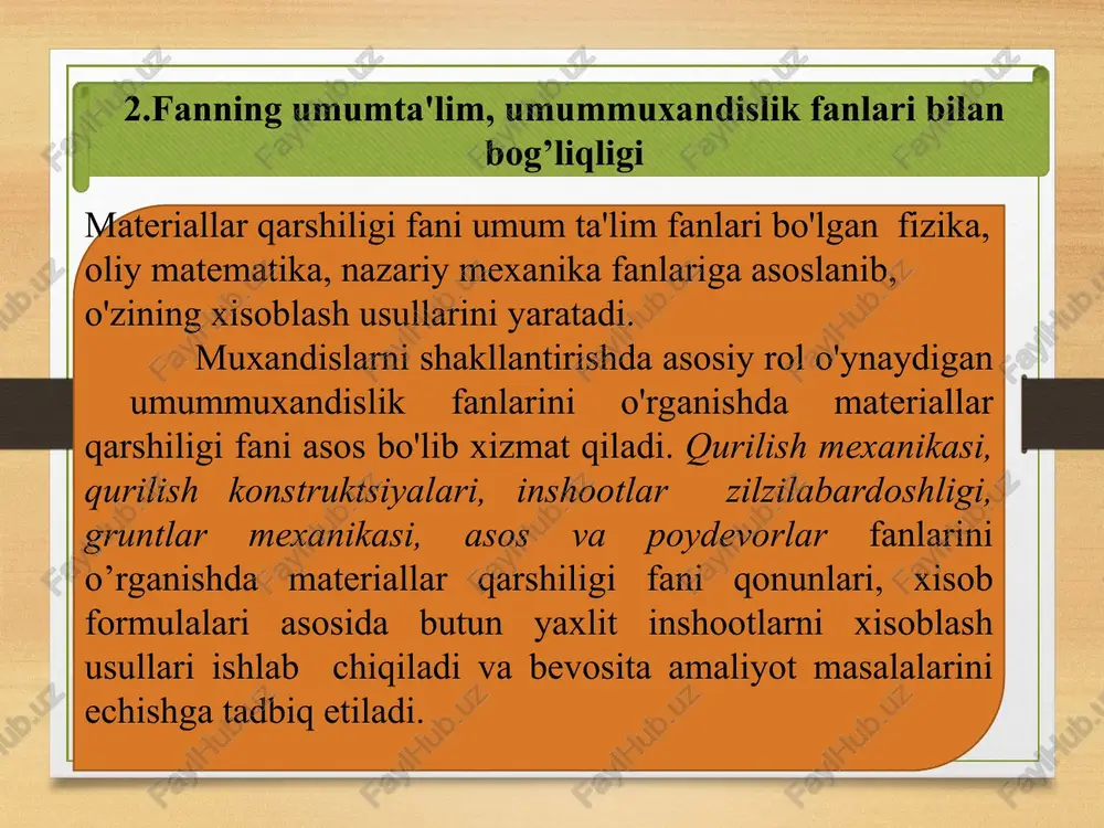 materiallar qarshiligi fanining asosiy prinsip va farazlari - Page 5