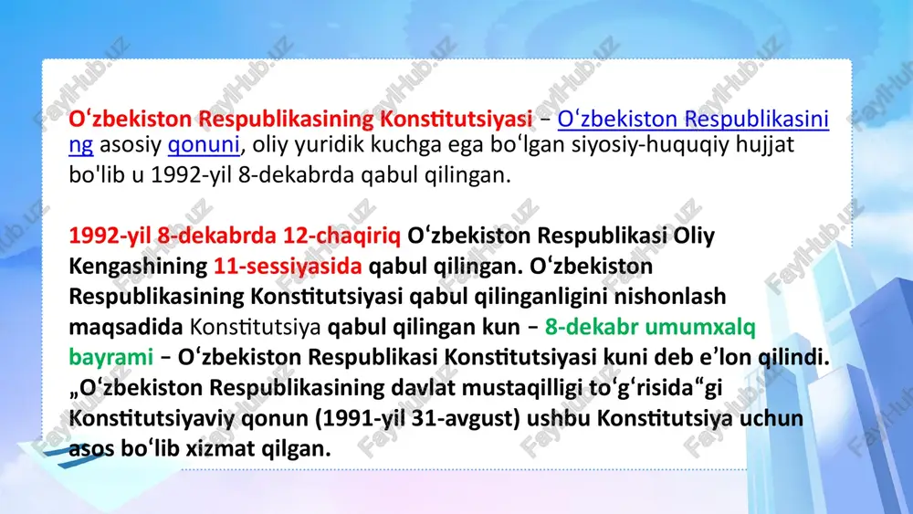 oʻzbekiston respublikasi konstitutsiyasiga kiritilgan oʻzgartirishlar - Page 5