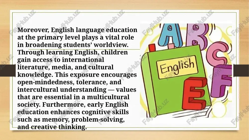 importance of teaching english language in primary schools. - Page 5