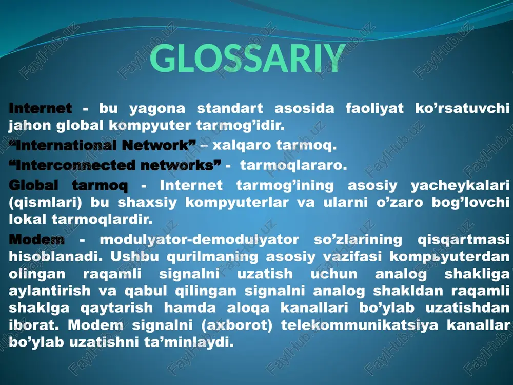 kompyuter tarmoqlari va ularning turlari - Page 5