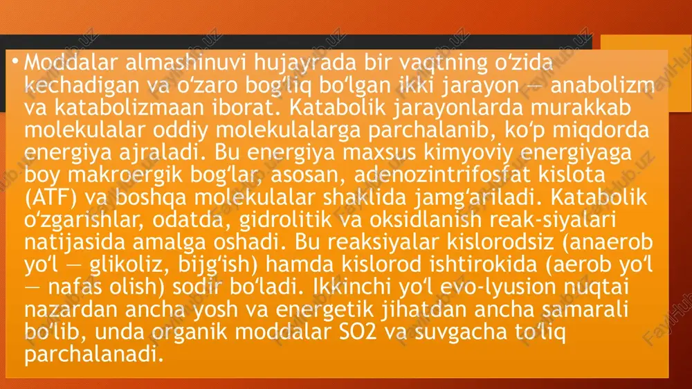 a o’tiladi. uzoq muddatli davolanish jarayonida bolaning xotirasi bilan bog’liq va avvalgi bilimlari yodidan ko’tarilib qolish holatlari ham uchrab turadi, shunda avvalgi bilimlarini yangi texnologiyalar orqali ya‘ni, qurilmali konstruktorlar, ertak qahramonlari, kompyuterlashtirilgan robototexnika orqali xotiralarini qisman yangilash yoki yangi bilimlar bilan boytish imkoniyati paydo bo’ladi. bundan tashqari jamoaviy ishlash orqali esa, yangi do’stlar orttirishlari va fikrlar almashinishlari mumkin bo’ladi. eng asosiysi bolalarda nutqiy rivojlanish va jamiyatga to’laqonli qaytish hissi ustun bo’ladi nazorat savollari. 1. moddalar almashinuvi haqida tushuncha bering? 2.qandli diabet kasalligi haqida nimalar bilasiz? 3. maxsus ehtiyojlarga ega bolalarning ta’lim muassasalarida o‘qitish metodlari haqida nimalar bilasiz? foydalanilgan adabiyotlar: 1. m.d.pardayeva, f.abdullayev, o.musurmonqulova, f.olimova. ―maktabda o’qitish va baholash metodologiyasi‖.- toshkent, 2020. 2. gʻaybullayev n.r., yodgorov r., mamatqulova r. pedagogika. – toshkent: 2005. 3. saidahmedov n. pedagogik mahorat pedagogik texnologiya toshkent, 2010. 4. www.ziyonet.uz 5. www.edu.uz. 6. https://lalu.uz/qandli-diabet/ 7. https://uz.wikipedia.org/wiki/qandli_diabet image2.png image3.png image4.jpeg image5.jpeg image6.jpeg image7.jpeg image8.jpeg image9.jpeg image1.png /docprops/thumbnail.jpeg