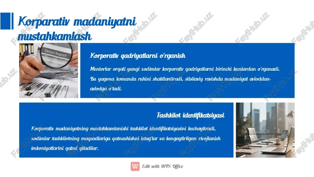 mentorlik dasturlarining tashkilotdagi roli va samarasini baholash - Page 5