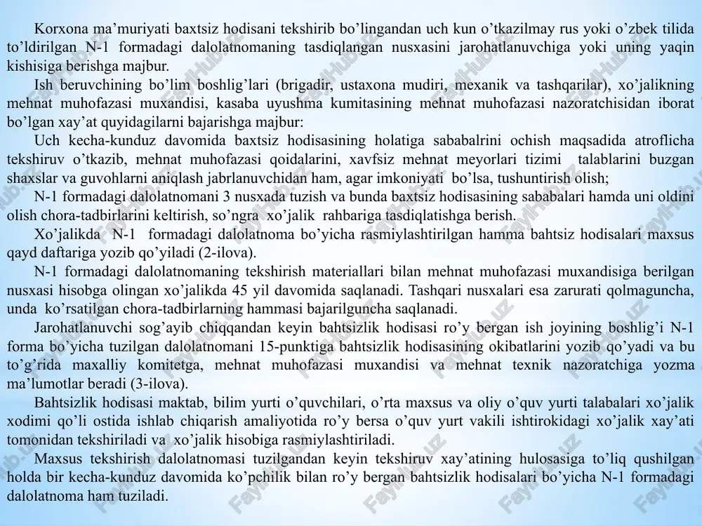 ishlabchiqarishdabaxtsizhodisalarini tekshirish va n-1 shaklini rasmiylashtirish - Page 5