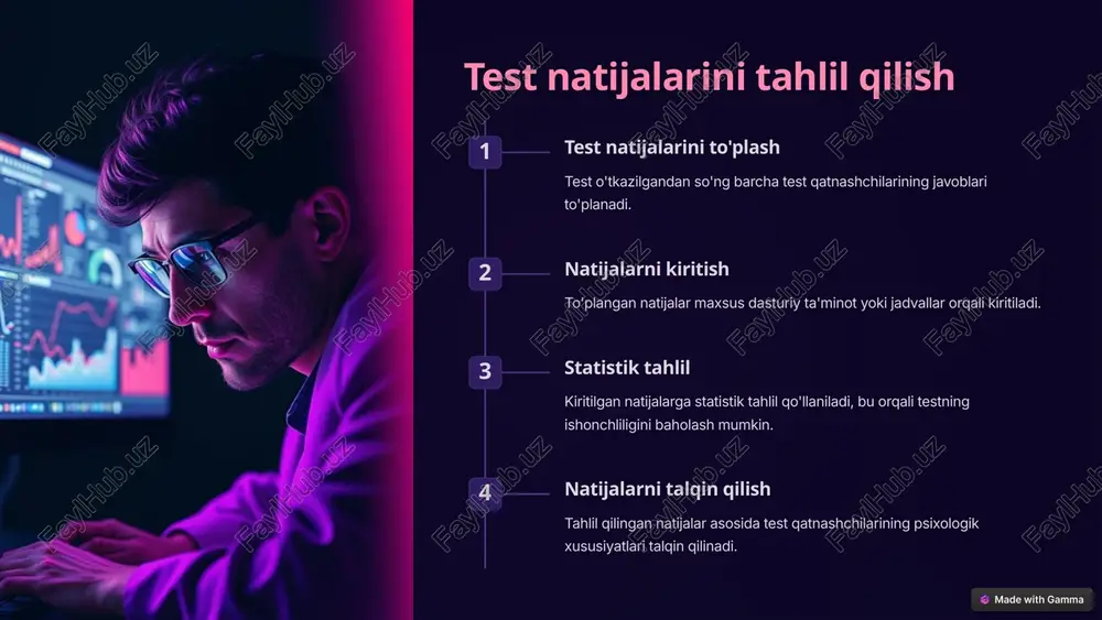 psixologik testlarni o'qitish va tahlil qilish - Page 5