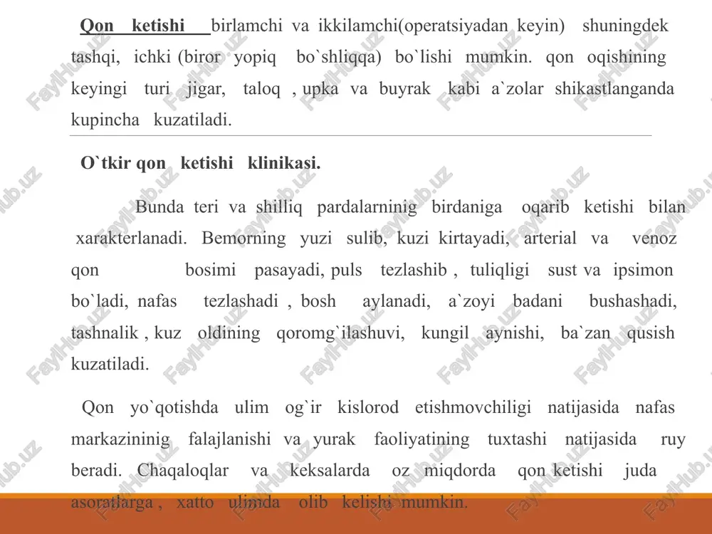 larga quyish mumkin. ii-guruh qonni – o`ziga va iv-guruhga quyish mumkin. iii-guruh qonni - o`ziga va iv-guruhga quyish mumkin. iv-guruh qonni – faqat iv guruhga quyish mumkin. o`zi esa hamma (i-ii-iii va iv) guruhlar qonini qabul qiladi.