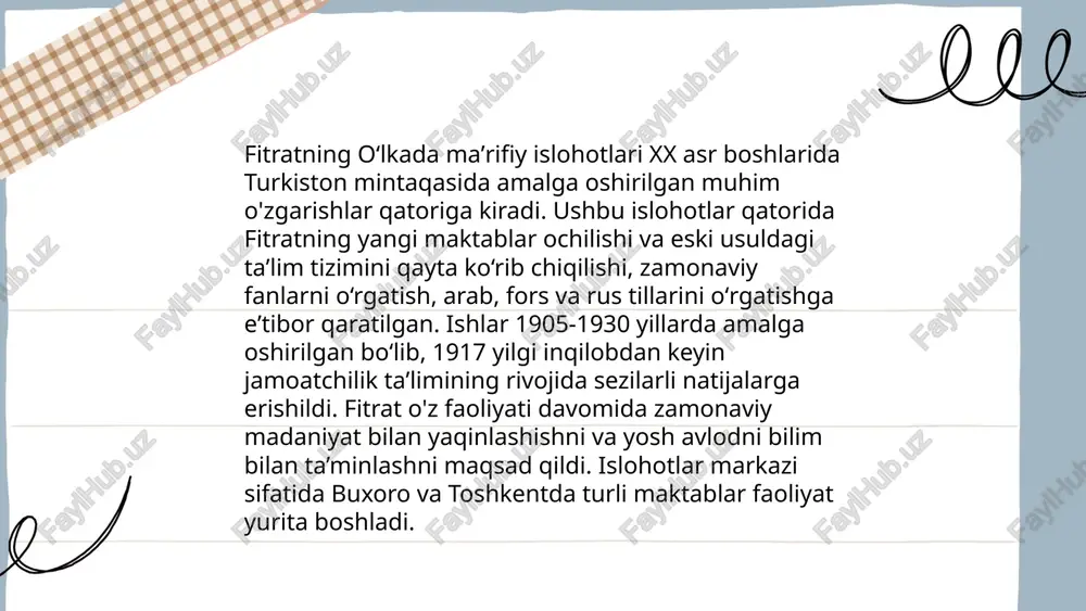 jadidchilik harakati va uning ma'rifatparvarlik tamoyillari - Page 5