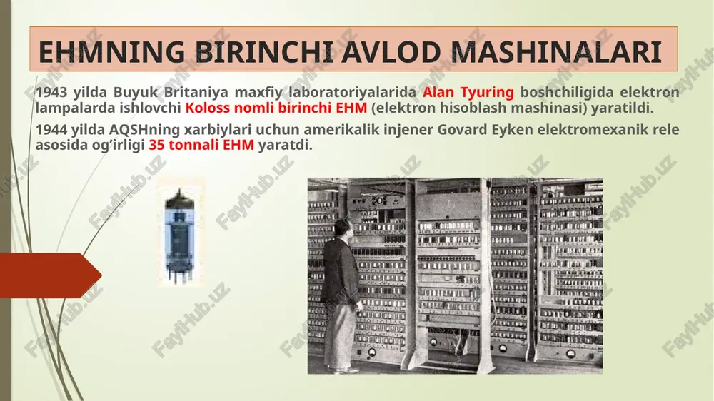 isklar flesh disklar juda katta hajmdagi axborotni o'z ichiga sig'dira oladigan yarim o'tkazgichli elementlardan qurilgan xotira. hozirgi kunda flesh xotiralarning hajmi 32 gb gacha bo'lgan axborotni o'ziga sig'dira oladi. flesh xotiralar o'lcham jihatidan juda kichik bo'lib foydalanish uchun juda qulay. cd disklar – bu kompakt disk so'zlarining bosh harflaridan olingan nomli disklar bo'lib, axborotlarni saqlash uchun optik yuzadan iborat, yumaloq disk ko'rinishidagi axborot tashuvchi hisoblanadi. kompakt disklar 700 mbayt hajmga ega bo'lib, unga ma'lumot disk o'quvchi qurilmaning lazer nuri yordamida yoziladi va o'qiladi. dvd disklar – bu dijital video disk so'zlarining bosh harfidan iborat nomli disklar hisoblanadi. bu disklar 4.5 gbayt hajmga ega bo'lib, cd disklarga nisbatan 7 barobar ko'p axborot sig'dirishi mumkin. qattiq disklar va cdrom asosiy plata tarkibida, tashqi xotira qurilmalarini, ayniqsa qattiq disklar va har xil diskovodlarni ulash mumkin parametrlari: axborot hajmi, masalan mbayt, gbayt, tbayt aylanish tezligi, masalan 5400 rpm multimedia vositalari multimedia vositalari yordamida axborotlarni …