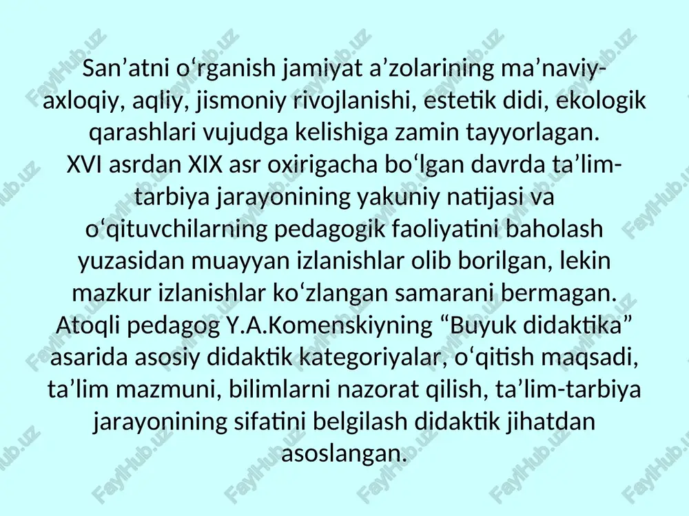 pedagogik kvalimetriya fanining nazariy-metodologik asoslari - Page 5