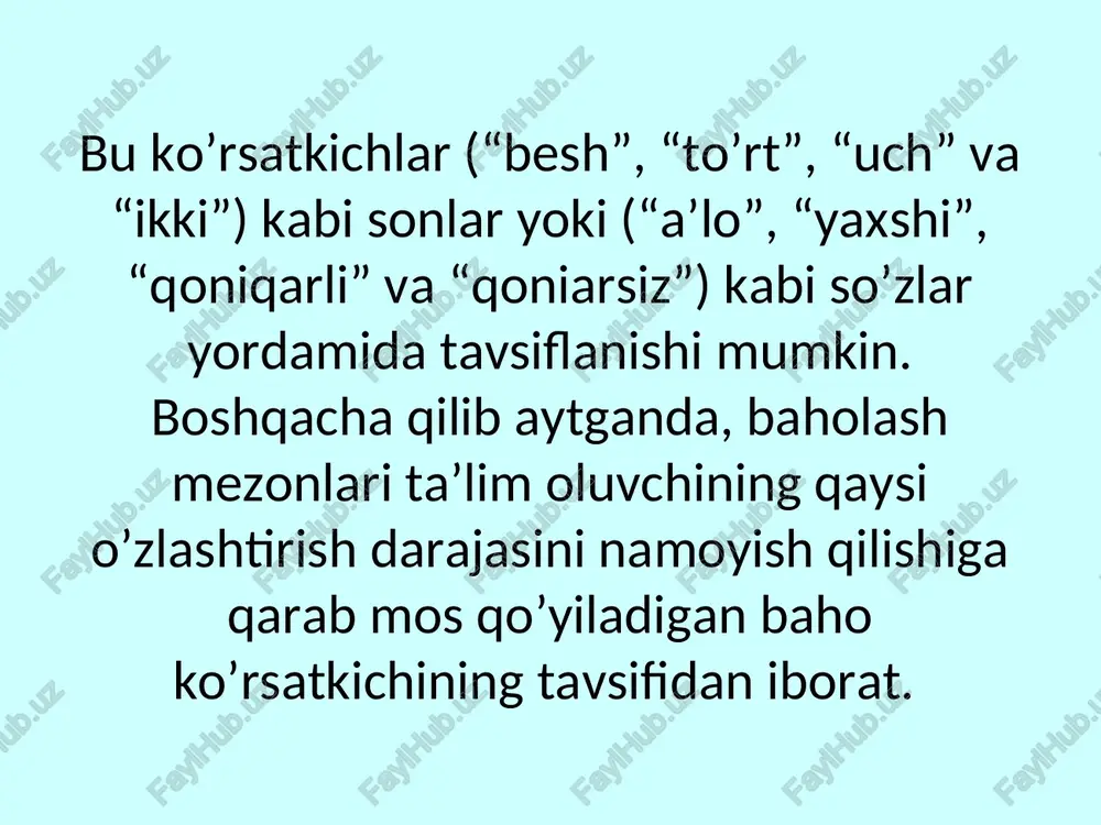 talabalarning malaka va kompetensiyalarini baholash - Page 5