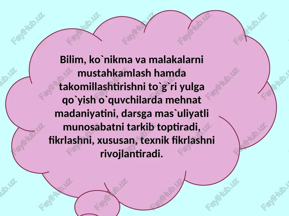 baholash mezonlari, shakllari va turlari - Page 5