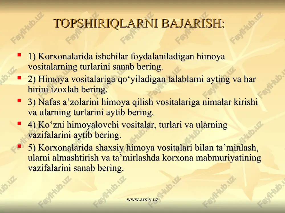 shaxsiy himoya vositalari (shhv) - Page 5