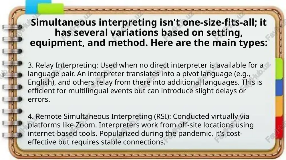 types of simultaneous interpreting: interpreting public speaking - Page 5