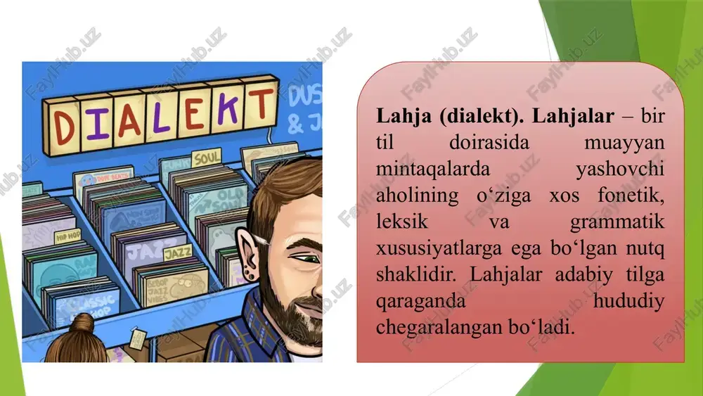 i me’yorlashtirish jarayoni qanday ijtimoiy ehtiyojlardan tug‘iladi? til qanday qilib ijtimoiy boshqaruv vositasi bo‘la oladi? tilshunoslikda “ijtimoiy determinant” tushunchasini tushuntiring. nega har bir jamiyat o‘zining umumiy aloqa tiliga ega bo‘lishga intiladi? foydalanilgan adabiyotlar ro‘yxati sharipov sh. sh. – umumiy tilshunoslik. – toshkent: o‘zbekiston milliy ensiklopediyasi, 2006. yo‘ldoshev a. – tilshunoslikka kirish. – toshkent: fan, 2002. bozorov m. b. – tilshunoslikka kirish. – toshkent: fan, 2008. sultonov m. – umumiy tilshunoslik asoslari. – toshkent: o‘zbekiston, 1996. e’tiboringiz uchun rahmat! image1.jpg image2.png image3.jfif image4.jpg image5.jpg image6.jpg image7.jpg image8.png image9.png image10.png image11.png image12.jpg image13.jpg image14.jpg image15.jpg image16.jpg image17.jpg image18.jpg image19.png image20.png image21.jpg image22.png image23.jfif /docprops/thumbnail.jpeg