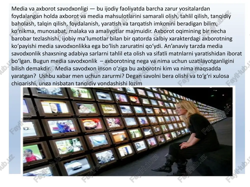 media vositalarida axborotni tarqatish va qabul qilish - Page 5