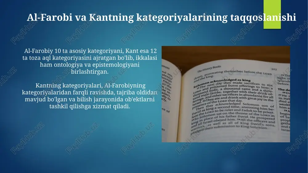 aristoltel farobiy va kant ontologiyasida kategoriyalarning tasnifi - Page 5