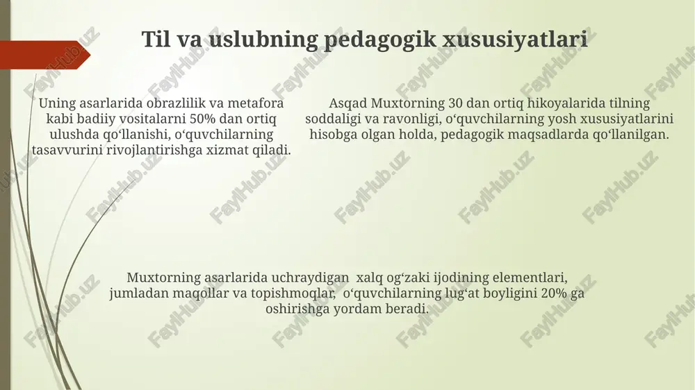 asqad muxtor ijodining o'quv tahlili - Page 5