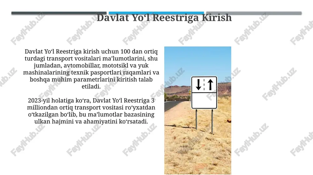 davlat yo'l reestrini boshqarish va rivojlantirish - Page 5