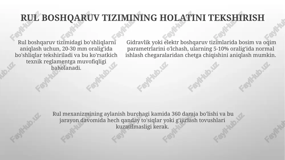 avtomobil yõlining ishlash qobilyatini va ishonchliligini baholash - Page 5