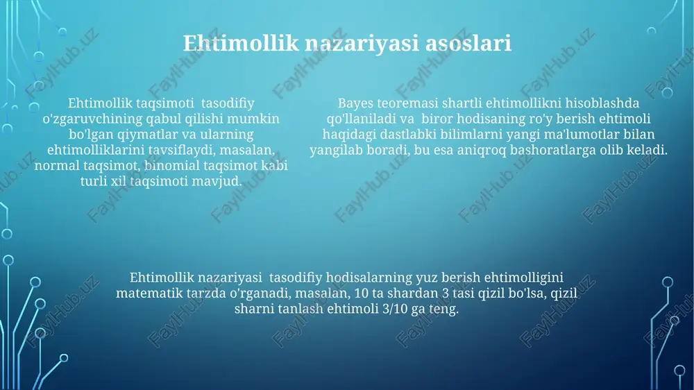 statistika va ma'lumotlar tahlili - Page 5