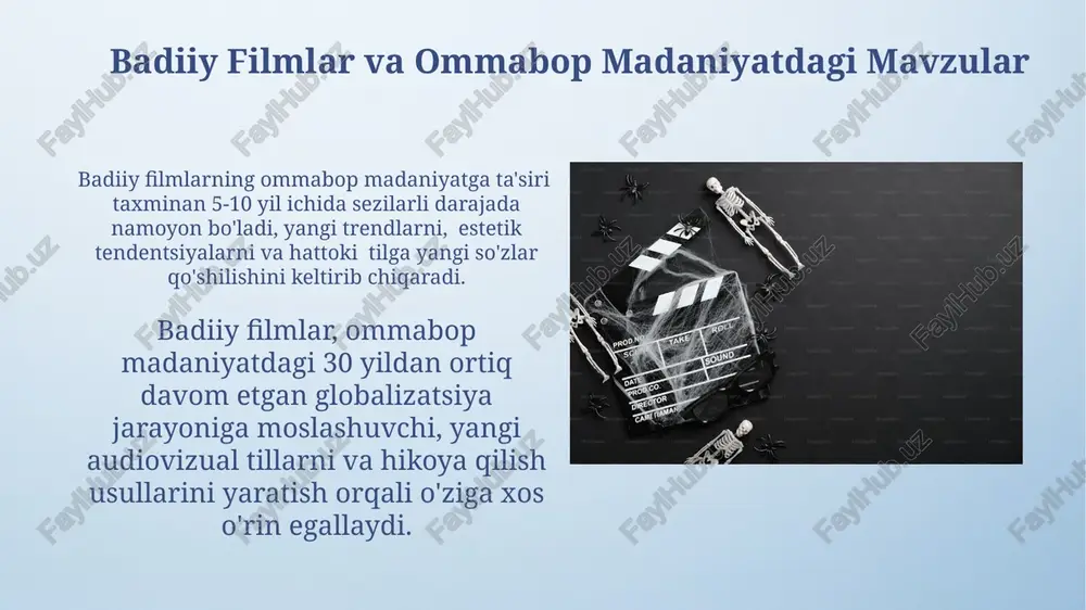 badiiy filmlarning ommabop madaniyatga ta'siri - Page 5