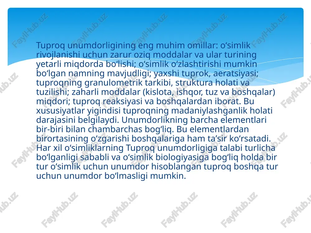 tuproq unumdorligi - Page 5