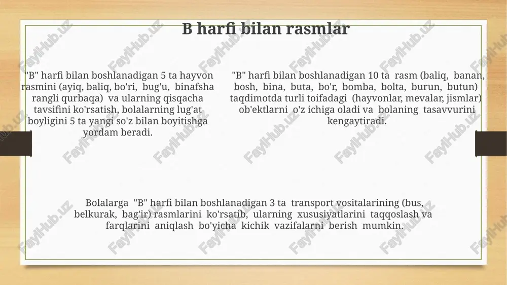 bosh e harfi yozuv darsi taqdimoti - Page 5