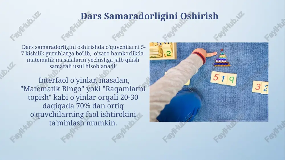 boshlang'ich sinflarda interfaol darslarni rejalashtirish - Page 5