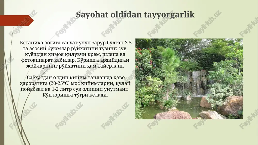 botanika bog‘iga ekskursiya - Page 5