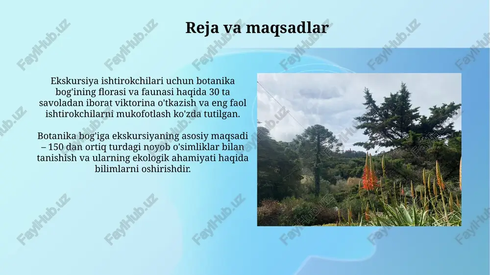 botanika bog'iga ekskursiya - Page 5