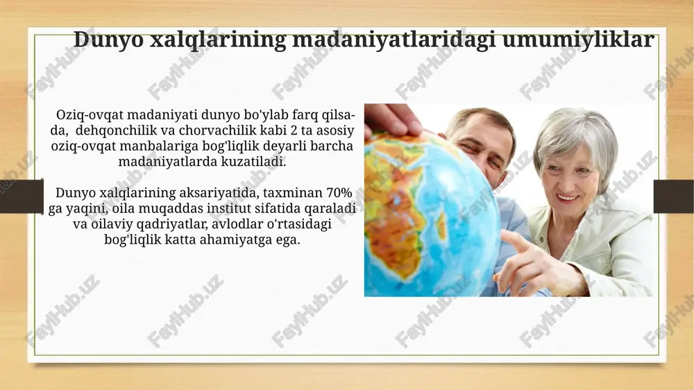 dunyo xalqlari madaniyatidagi umumiylik va farqlar - Page 5