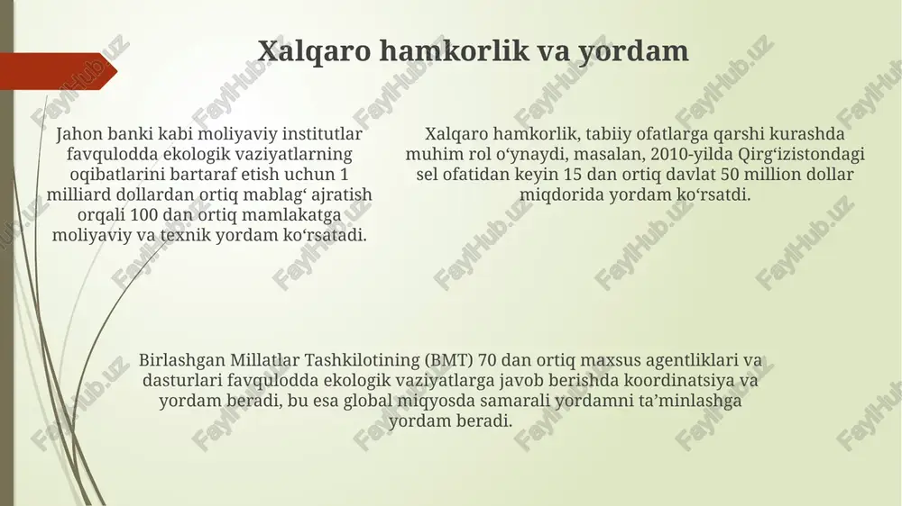 ekologik tusdagi favqulodda vaziyatlar - Page 5