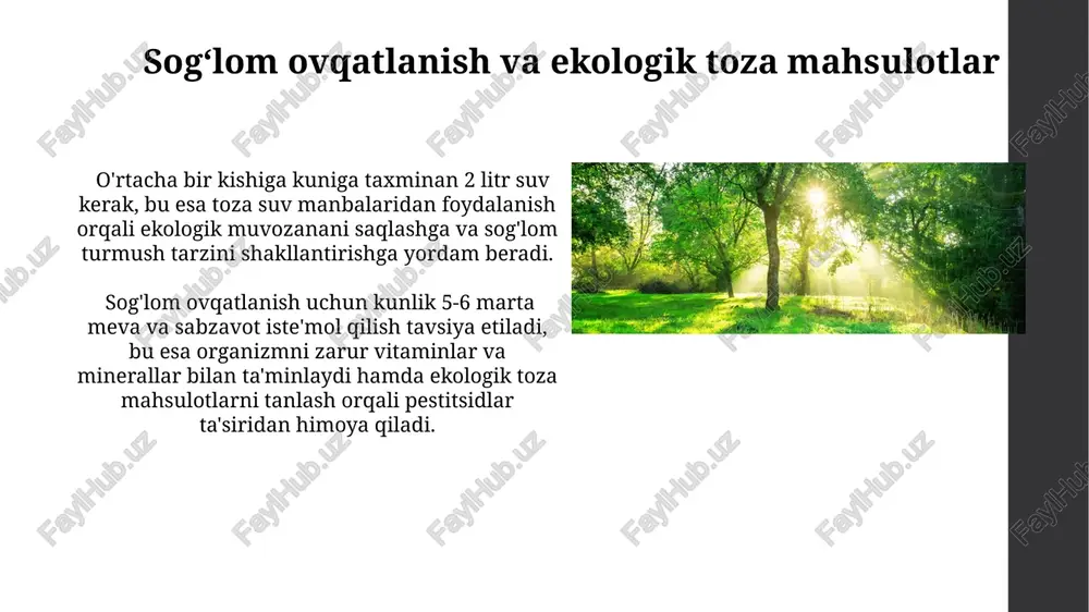 ekologiya va sog‘lom hayot tarzi - Page 5