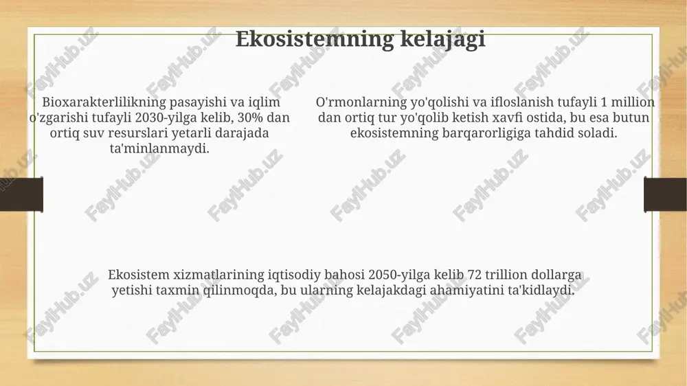 ekotizim tushunchasi va uning ahamiyati - Page 5