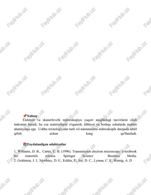 elektron va skanerlovchi mikroskopya - Page 5