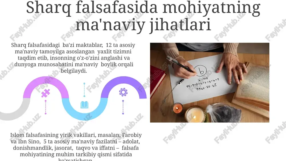 sharq va g'arb falsafasining mohiyatiga oid ta'riflarning umumiy tavsifi - Page 5