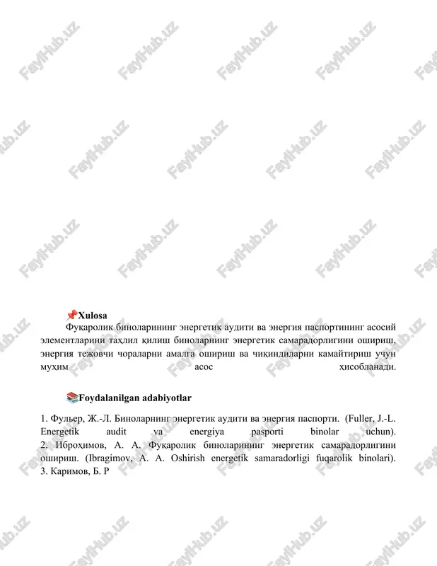 fuqaro binolarining energo auditi - Page 5