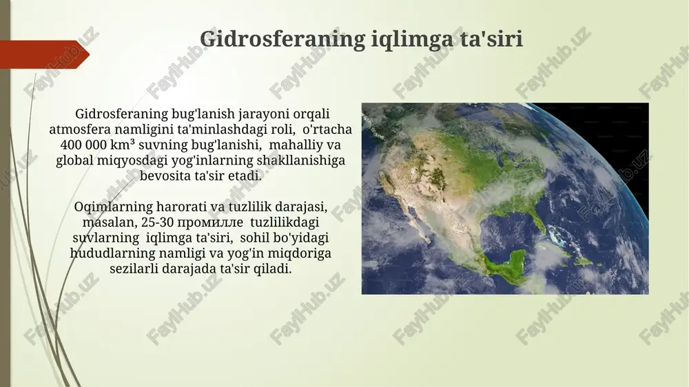 gidrosfera: geografik qobiqning tarkibiy qismi sifatida - Page 5