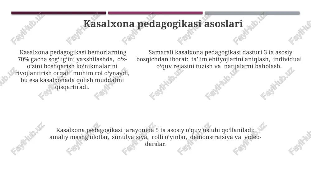 gospital pedagogikaning asosiy tamoyillari - Page 5